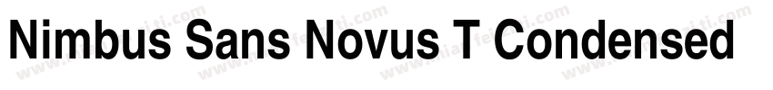 Nimbus Sans Novus T Condensed Bold字体转换